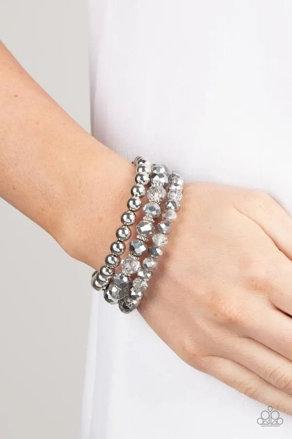 Gimme Gimme - Silver coil bracelet