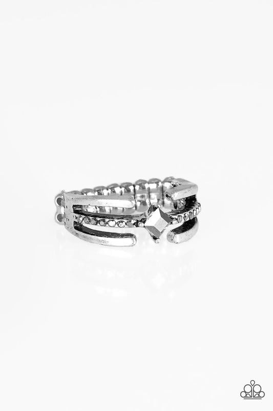 City Center - Silver band ring short papa