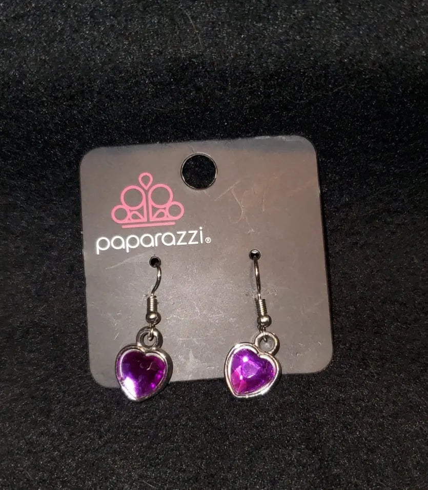 Heart a charm earrings