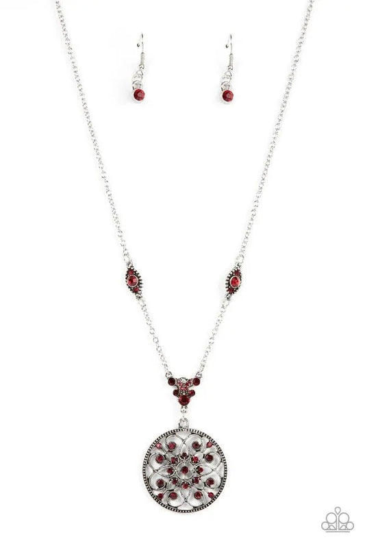 TIMELESS Traveler - Red short necklace