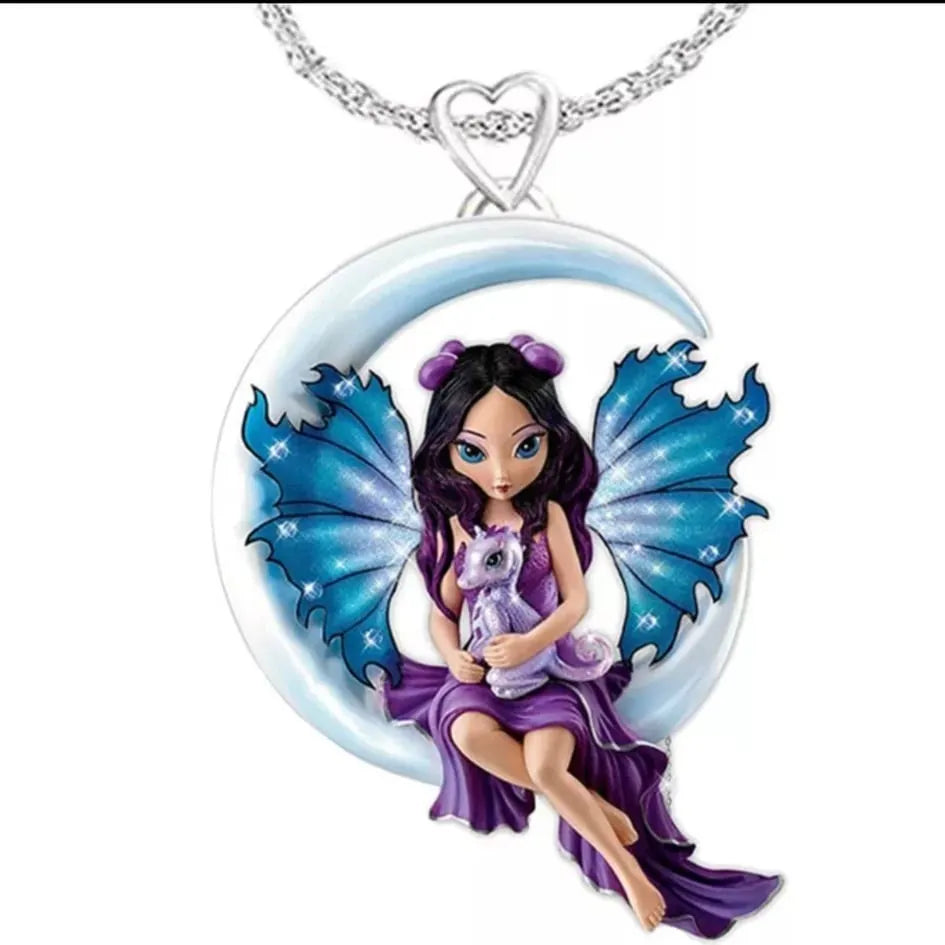 Fairy of my heart short necklace