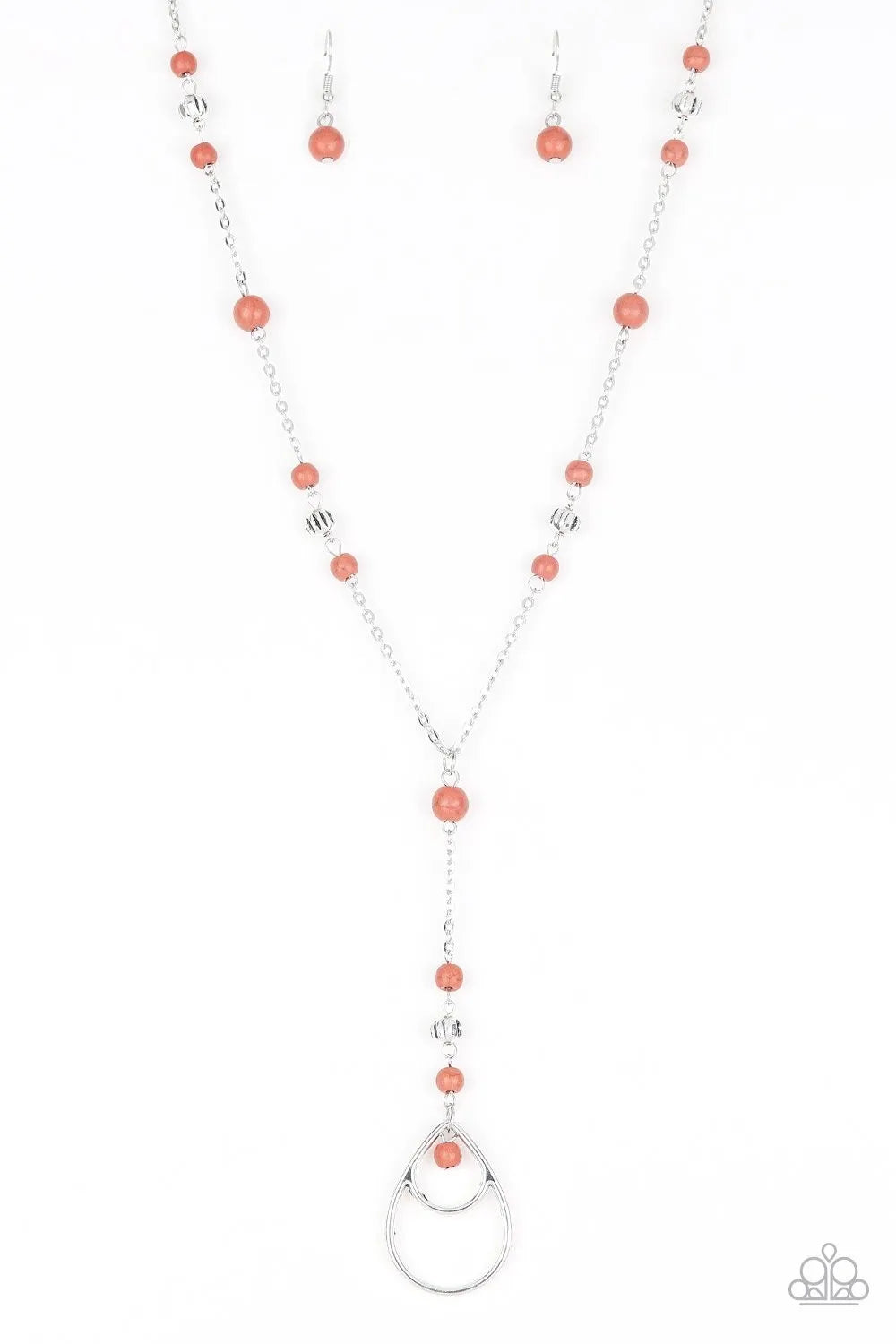 Sandstone Savannahs - Orange necklace long papa