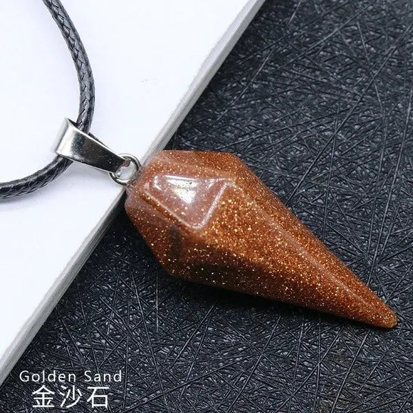 Balance sandstone multiple necklace natural 3782