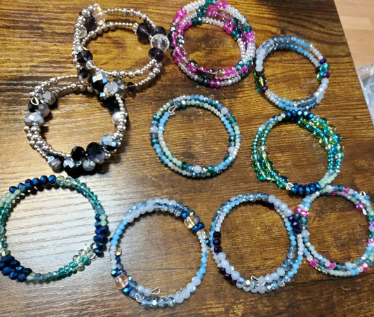 Handmade coils variables bracelet Kks270