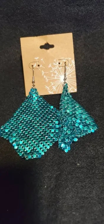 sequin earrings