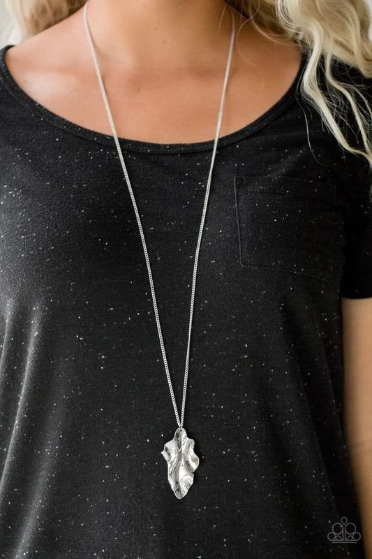 Fiercely Fall - Silver necklace long papa