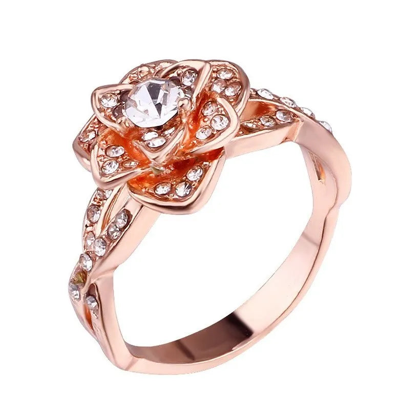 Rosin ring copper silver band ring