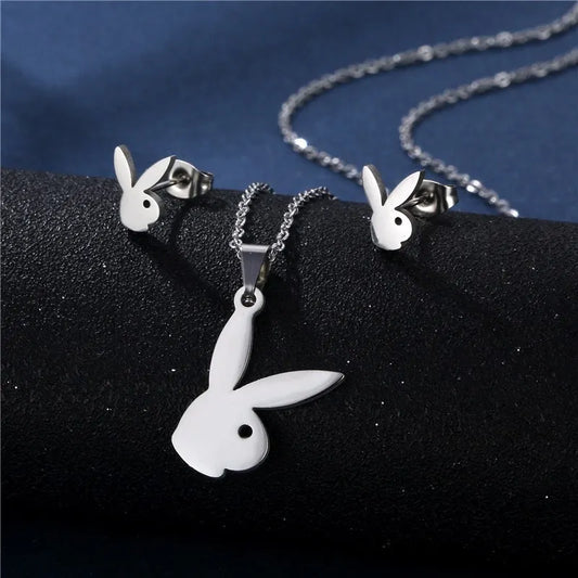 Creatures silver short necklace set multicable animal