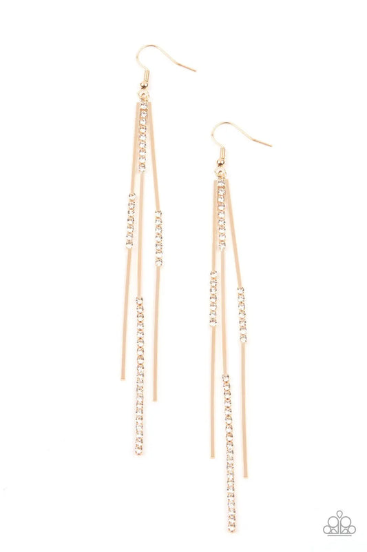 Dainty Dynamism - Gold earrings