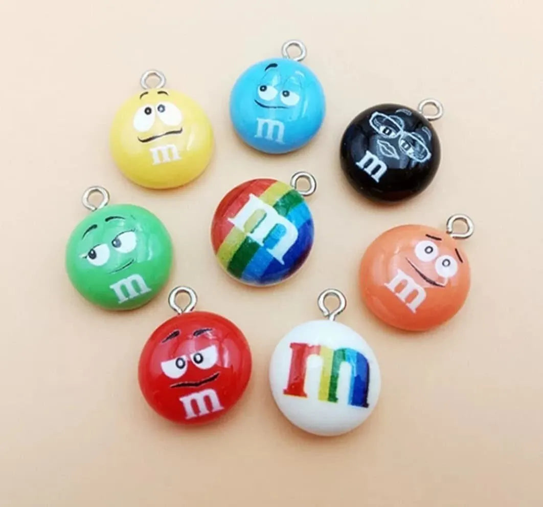 m and m earrings