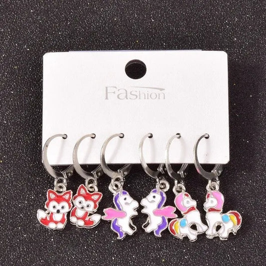 unicorn dream multiple earrings	KYB15