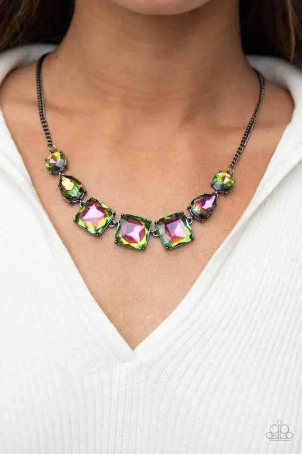 Unfiltered Confidence - Multi oil short necklace