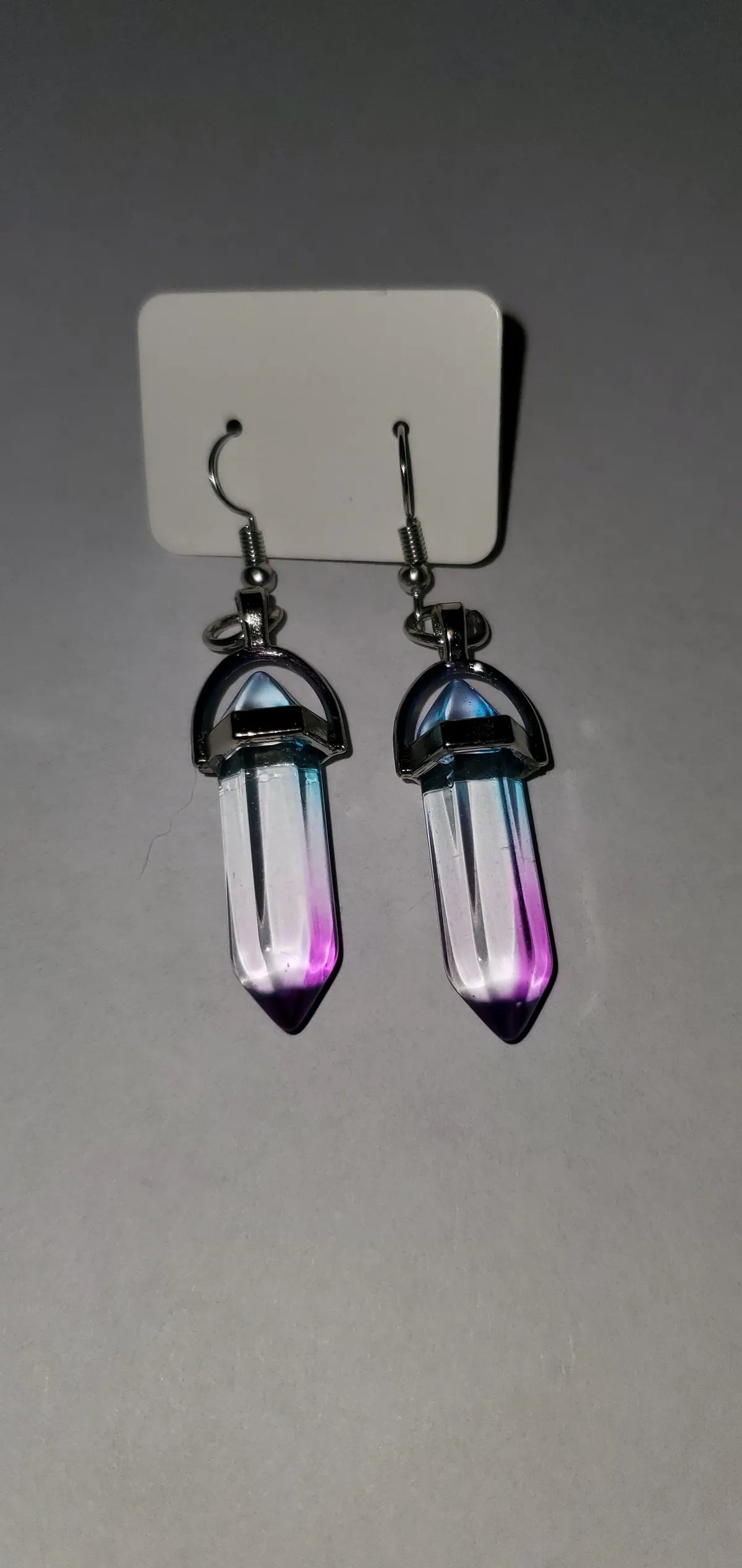 Healing crystal earrings