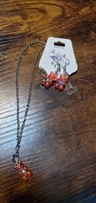 iridescent  gummies necklace 1003