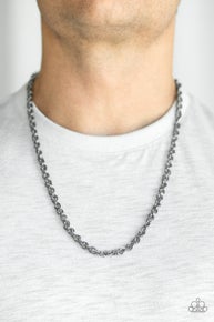 Lightweight Division - Black gold urban necklace