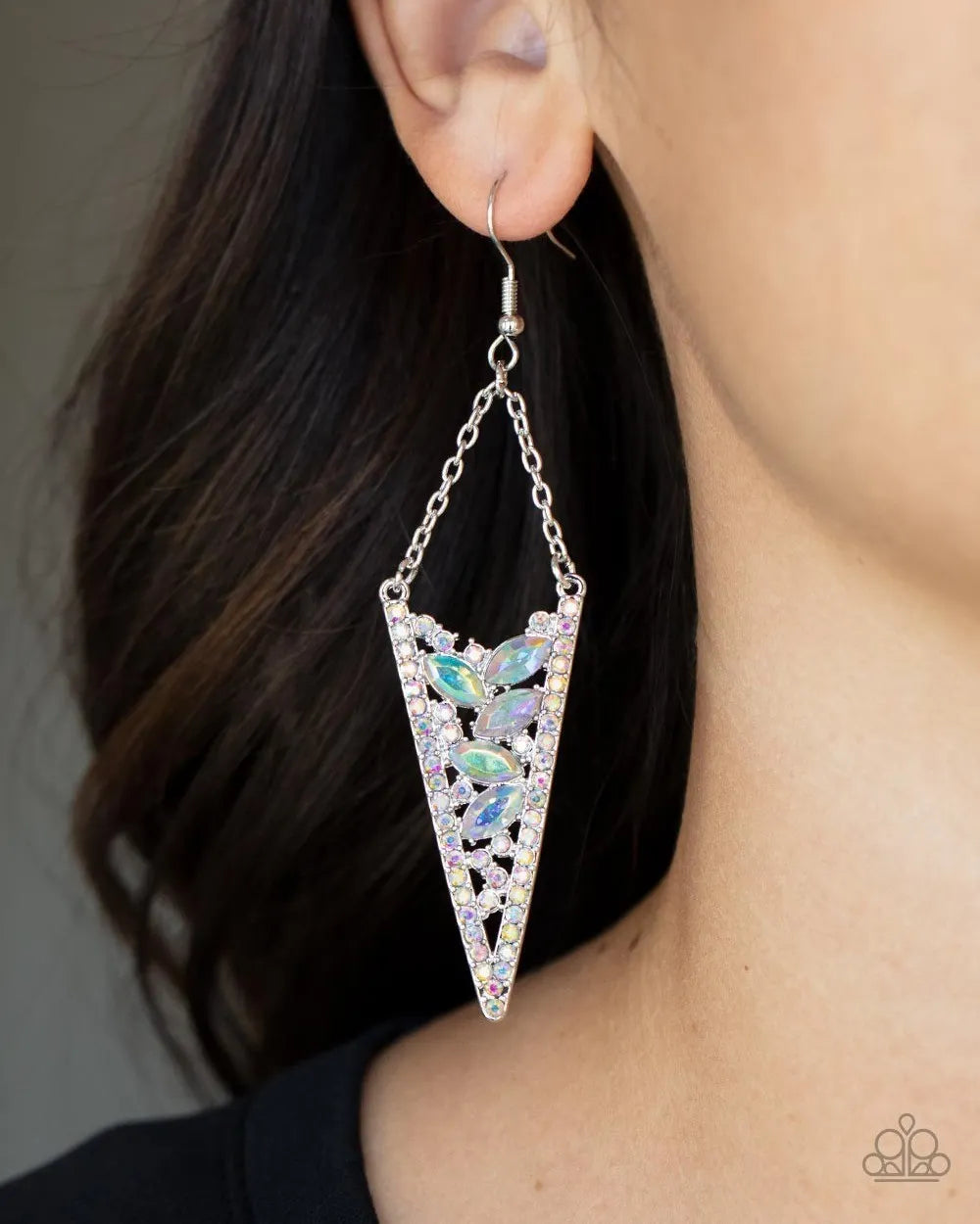 Sharp Dressed Drama - Multi earrings iridescent